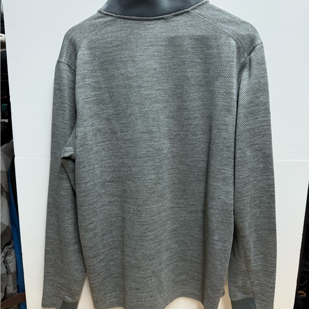 Men's Classic Gray Zip-Up Sweater Royal Ottawa Golf Club - Picture 4 of 4